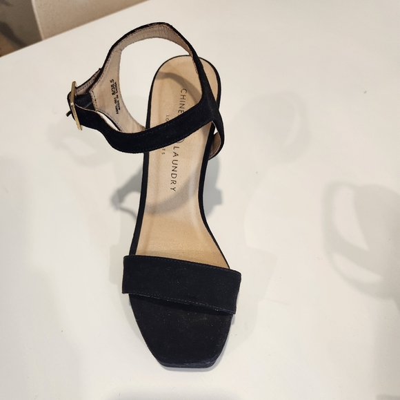 Chinese Laundry Black High Heel Sandals Size 8M - Picture 4 of 9